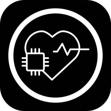 Vektör Kalp Simgesi illüstrasyonu