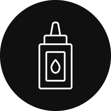 Modern gaz ikonunun vektör illüstrasyonu