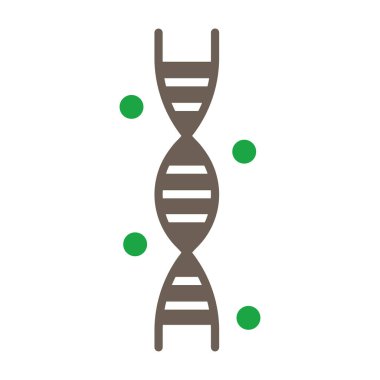 Şeffaf bir arkaplanda DNA vektör çizimi. Birinci kalite semboller. Konsept ve grafik tasarımı için vuruş simgesi.