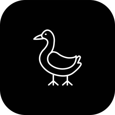 ördek simgesi soyut olarak izole edildi