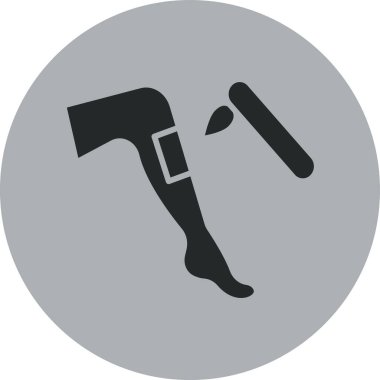 Balta. Web simgesi basit illüstrasyon