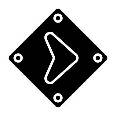 Modern simgenin vektör illüstrasyonu