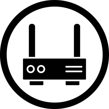 Yönlendirici. Web simgesi basit tasarım