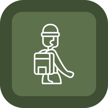 vectorillustratie van een werknemer