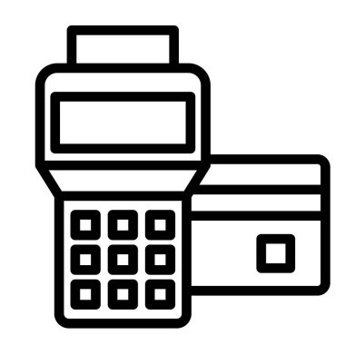 pos uçbirimi olan kredi kartı, pos uçbirim simgesi, satır biçimi