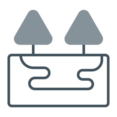 Zarf posta izole simgesi