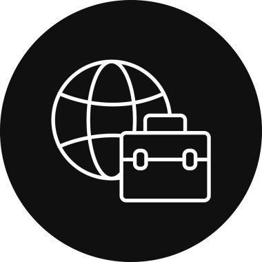 Vektör Dünya küre simgesi