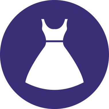 Moda kıyafeti. Web simgesi