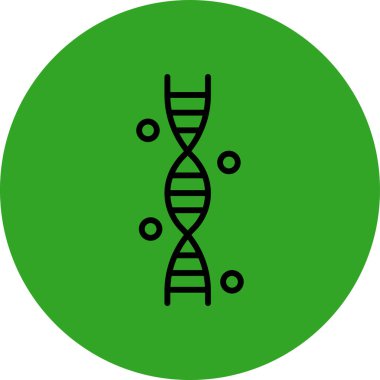 DNA simgesi vektör illüstrasyonu
