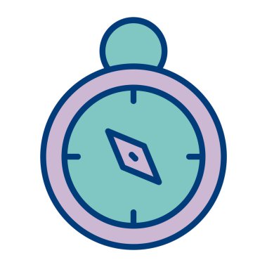 Kronometre Web simgesi basit tasarım