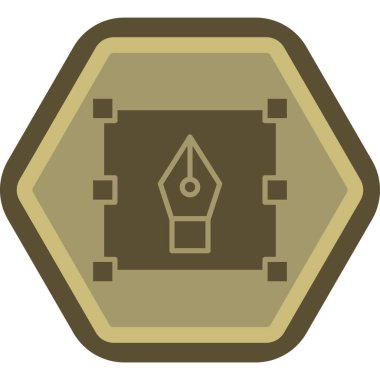 pusula simgesi, vektör illüstrasyonu