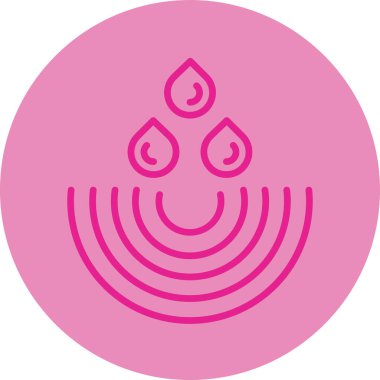 Bir su damlasının vektör çizimi