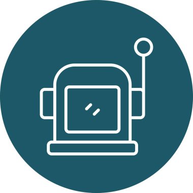 Eşsiz Laptop Vektör Satır Simgesi