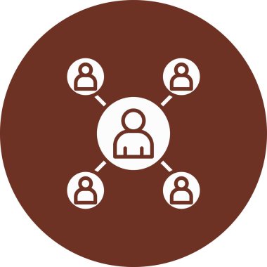 İnsanlar simgesi. Vektör çizim