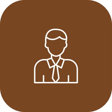 vektör çizim tasarım işadamı simgesinin