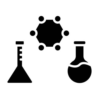 Bilim simgesi vektör illüstrasyonu