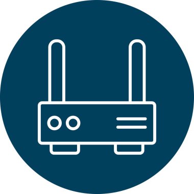 Radyo simgesinin vektör illüstrasyonu