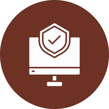 Modern dizüstü bilgisayar simgesinin vektör illüstrasyonu