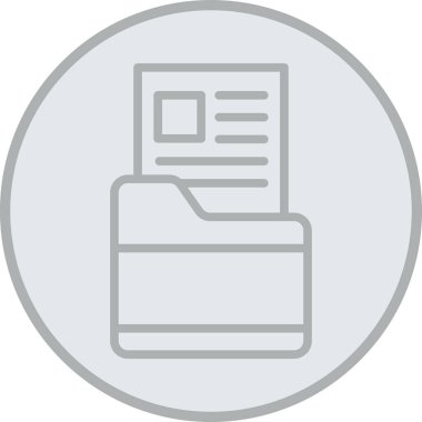 Vektör belgesi Simge illüstrasyonu