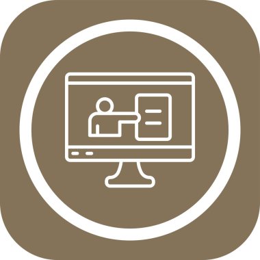 seo modern simgesinin vektör illüstrasyonu