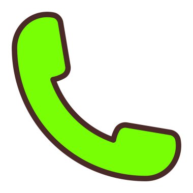 Çağrı. Web simgesi basit illüstrasyon