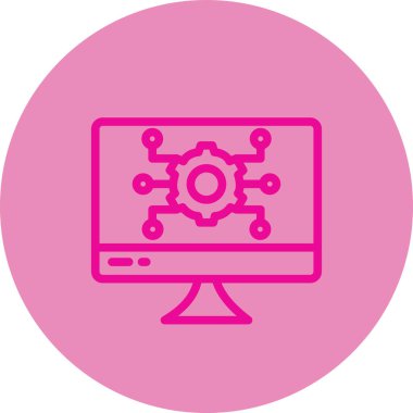 seo modern simgesinin vektör illüstrasyonu