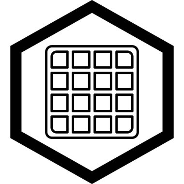 Bir b simgesinin vektör illüstrasyonu