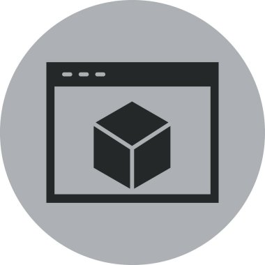 Modern simgenin vektör illüstrasyonu