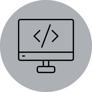 Web simgesi vektör illüstrasyonu