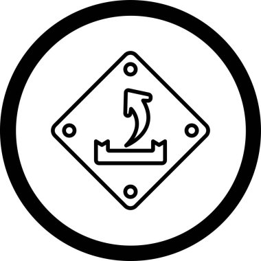 Modern b 'nin vektör illüstrasyonu eksik simgesi