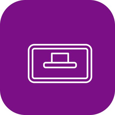 Kişisel bilgisayarın vektör illüstrasyon simgesi