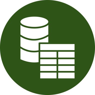 veritabanı simgesi çizimi