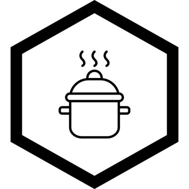 Bir besin simgesinin vektör illüstrasyonu