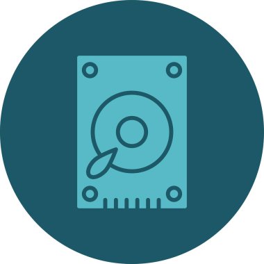 CD mi? Web simgesi basit illüstrasyon