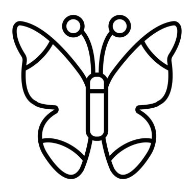 Kelebek kutsal kişilerin resmi, anahat stili