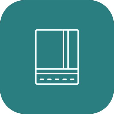 unique book vector line icon