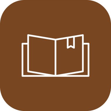 kitap simgesi vektör illüstrasyonu