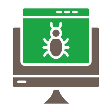 Bilgisayar hata vektör çizim