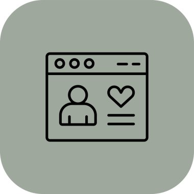 Web simgesi vektör illüstrasyonu