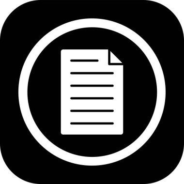 Belge simgesi soyut bir grupta izole edildi