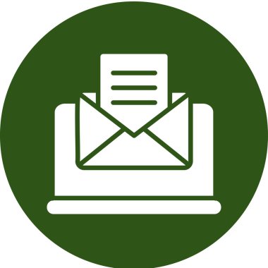 Kişisel ve ticari kullanım için posta vektör simgesi simgesi vektör çizimi..