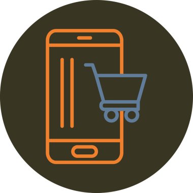 Vektör Mobil simge illüstrasyonu