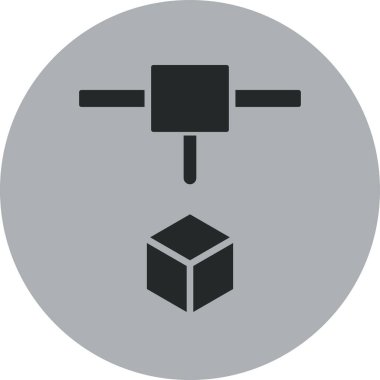 vektör iletim kutusu simgesi