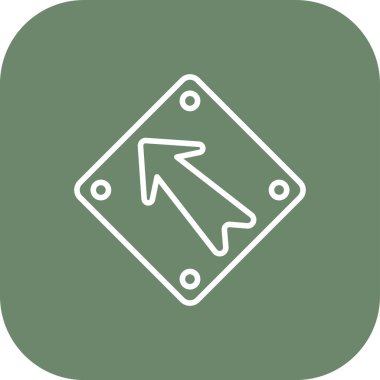 Projeniz için yön vektör simgesi