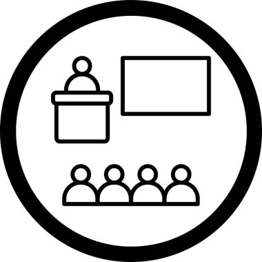 İnsan simgesinin vektör illüstrasyonu