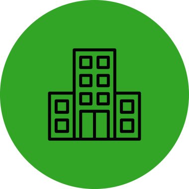 şehir simgesi vektör illüstrasyonu