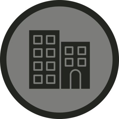 Eşsiz Ev Vektör Satırı Simgesi