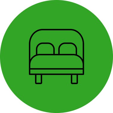 kanepe simgesi soyut arkaplanda izole