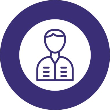 Vektör Adam Simgesi illüstrasyonu