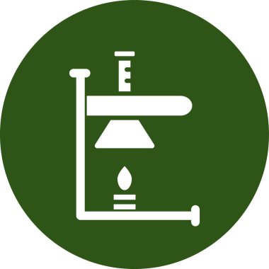 Test tüpü. Web simgesi basit illüstrasyon